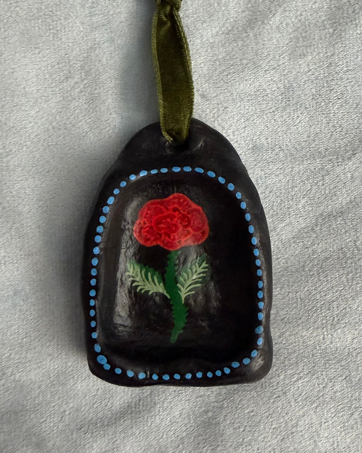 Handmade handpainted roses wall art