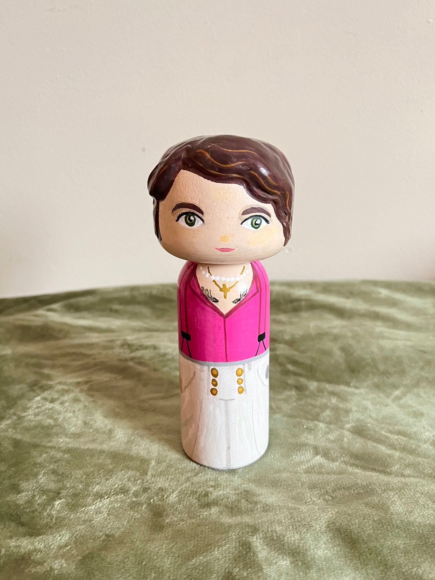 handmade wooden Harry Styles Kokeshi doll interieur item